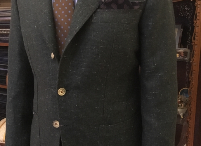 Jacket pure cachemire TWEED